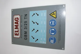 ELMAG Frontplatte zu GBM 3/25 TN - 9802080