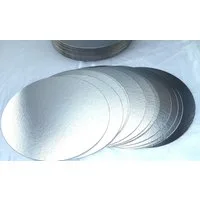 LYSCO Tortenplatte Tortenunterlagen Tortenscheiben, Pappe rund Metallfarben, Tortenunterlagen aus 100 % Frischfaserkarton, (auch geeignet für Kuchen, Deserts, Teilchen uvm, 5-tlg., in unterschiedlichen Farben erhältlich), Tortenplatten eineitig mit F