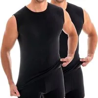 HERMKO Unterhemd 63040 (Pack, 2er) Muskelshirt, Sportunterwäsche schnelltrocknend atmungsaktiv