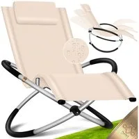 KESSER Gartenliege, Relaxliege Liegestuhl Gartenliege Gartenstuhl Klappstuhl