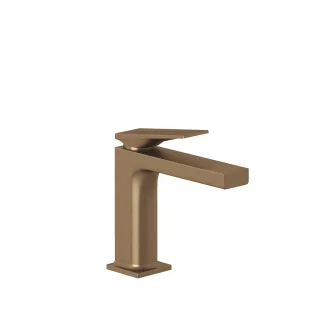 KLUDI-DECUS Waschtisch-Einhandmischer 110 Smart, Start mit Push-Open Ablaufgarnitur Brushed Bronze 54289N175