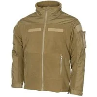 MFH Outdoorjacke Trekking Fleece-Jacke, "Combat", coyote tan