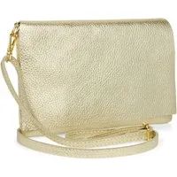 Caspar Clutch Abendtasche Stilvolle Damen Leder Tasche -CLASSIC LINE- Modell No.839, leicht, elegant & unempfindlich - 100% Echtleder - Handmade in Italy