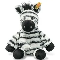 Steiff Kuscheltier Soft Cuddly Friends Zora Zebra, mit Edelstahl Knopf im Ohr