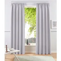 OTTO home Vorhang Raja, Gardinen mit Kräuselband, Vorhänge Wohnzimmer (2 St), Kräuselband, blickdicht, Polyester, 2er-Set, Bestseller, einfarbig, modern, pflegeleicht, Mikrofaser