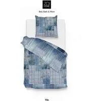 ZO HOME Bettwäsche Zo! Home Tilo Baumwoll Bettwäsche Denim Optik, Baumwolle, 2 teilig