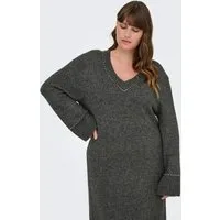 ONLY CARMAKOMA Strickkleid CARELSIE LS STUDS DRESS KNT