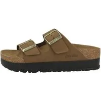 Papillio by BIRKENSTOCK Arizona Flex Platform Nubukleder schmal Damen Sandale Sandaletten, Sommerschuhe, Badeschuhe, Riemchen, Schlappen