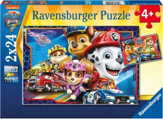 Ravensburger Puzzle 05154 - Paw Patrol: Allzeit bereit! 2x 24 Teile]
