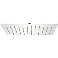 vidaXL Regenduschkopf Regenbrause Edelstahl 20x30 cm Rechteckig, (1-tlg)