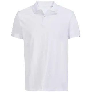 SOLS - "Pacific" Poloshirt Doppelnähte für Herren/Damen Unisex (Weiß)