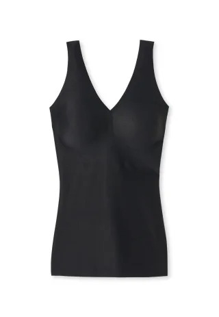 SCHIESSER - Top mit Pads schwarz - Gr. - 46