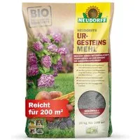 Neudorff Bodenverbesserer UrgesteinsMehl 20 kg, erhöht Bodenfruchtbarkeit bei allen Bodenarten, Diabasgesteinsmehl mit natürlicher Langzeitwirkung