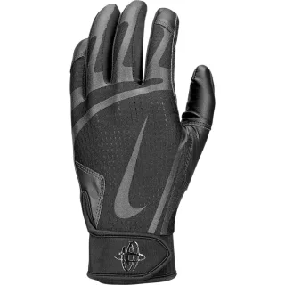 Nike - "Huarache" Logo-Trainingshandschuhe für Herren, Nylon, Polyester, Polyurethan, Spandex (Schwarz)