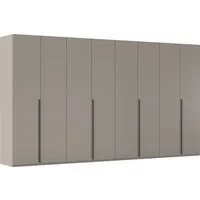 rauch Drehtürenschrank Kleiderschrank Schrank Garderobe Wäscheschrank BESTSELLER MONTCLAR (3 Ausstattungen BASIC/CLASSIC/PREMIUM (SOFT-CLOSE), Breiten 201-400 cm) Front in Glas/Hochglanz/Dekor/Grauspiegel in 5 Breiten MADE IN GERMANY