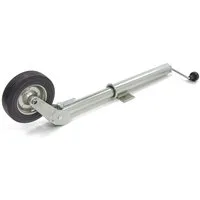 Systafex® Anhänger-Stützrad Stützrad PKW Anhängerstützrad vollautomatisch Ø 60mm Stützlast 250kg