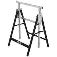 WALTER Unterstellbock höhenverstellbar, 200 kg max. Belastbarkeit, Stabiler Auflagebalken, Rutschfeste Standfläche