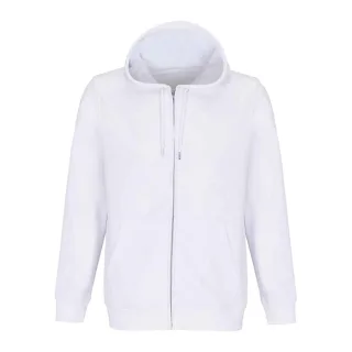 SOLS - "Calipso" Hoodie mit durchgehendem Reißverschluss für Herren/Damen Unisex (Weiß)