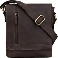 STILORD Schultertasche "Easton" Kleine Messenger Bag Echt Leder