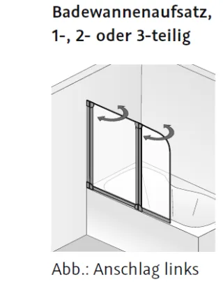 HSK Favorit Badewannenaufsatz 1-teilig 162xxx