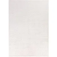 Teppium Teppich Skandinavisches Boho Muster, Rechteckig, Höhe: 12 mm, Teppich Wohnzimmer Boho Design Skandinavische Stil Natur Optik