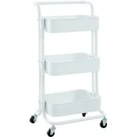 CLP Beistellwagen Mailo, (1er), Trolley, Servierwagen, schwarz oder weiß