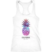 Neverless Tanktop Damen Tank-Top Ananas Galaxy Galaxie Wasser Ozean Racerback Neverless®