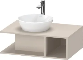 Duravit D-Neo Konsolenwaschtischunterbau wandhängend Taupe Matt 800x550x260 mm - DE492809191 DE492809191