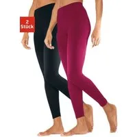 Vivance Active by Lascana Leggings (2er-Pack) mit Gummibund, Loungewear