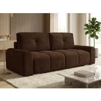 Sofnet Schlafsofa Fluffy, mit Schlaffunktion und Bettkasten, Bonellfederkern, Chenille-Bezug, große Schlaffläche 195x145 cm