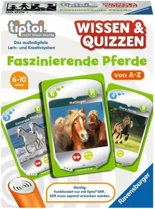 Ravensburger tiptoi 00079 - Wissen & Quizzen: Faszinierende Pferde