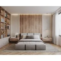 thematys Polsterbett mit Bettkasten & Lattenrost + viel Stauraum, 120 – 180x200cm - Samt (MADE IN EU - mit hochwertigem Velours Bezug Trinity, Bettrahmen, Bett, Optional mit Matratze bestellbar)