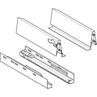 Geberit Auszugsschienen 400mm 598928000
