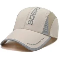 Bwecuy Baseball Cap Modisches Lässig Atmungsaktiv Mesh Sportkappe Leichte Faltbare