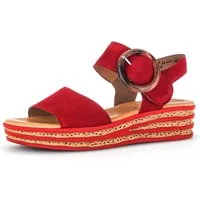 Gabor Keilsandalette, Plateau, Sommerschuh, Sandale mit trendigem Zierschnalle