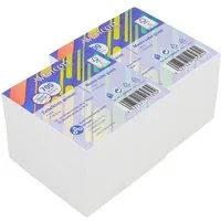 WESTCOTT Notizzettel Notizblock weiß 700 Blatt (2er-Set), Zettelblock geleimt mit 9 x 9 cm, FSC-zertifiziertes Papier 80g/m²