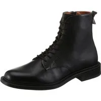 HUGO Stiefelette Schnürboots, Business-Stiefelette mit Innen-Reißverschluss