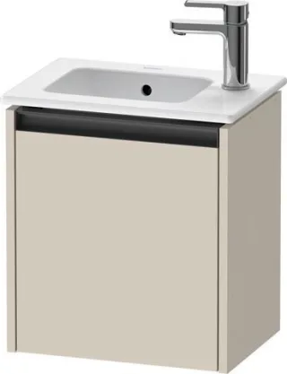 Duravit Ketho.2 Waschtischunterbau wandhängend Taupe Supermatt 410x292x440 mm - K25060R83830000 K25060R83830000
