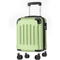 YONSLY Handgepäckkoffer Kabinenkoffer Reisekoffer Trolley mit abnehmbaren Rollrädern, 4 Rollen, ABS-Hartschale mit Zahlenschloss und ergonomischem Gummigriff