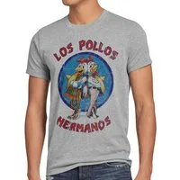 style3 T-Shirt Los Pollos breaking hermanos heisenberg walter bad white chicken