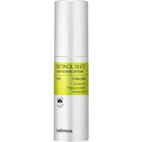 celimax Gesichtsserum The Vita-A Retinol Shot Tightening Serum – Gesichtsserum mit 0,1 % Retinol, 9-Peptid-Komplex, Panthenol, Allantoin & Vitamin E, verfeinert das Hautbild, strafft sichtbar, 30 ml, K-Beauty