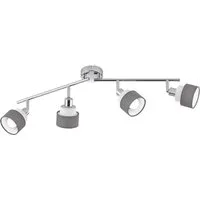 WOFI Deckenleuchte, Leuchtmittel nicht inklusive, Deckenlampe Deckenstrahler Schlafzimmerleuchte Spotleiste
