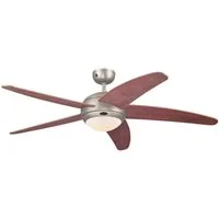 Westinghouse Deckenventilator Deckenventilator Bendan Zinn mit Licht und Fernbedienung
