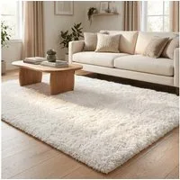 Snapstyle Hochflor-Teppich Hochflor Shaggy Teppich Luxus Feeling Mix, Rechteckig, Höhe: 48 mm