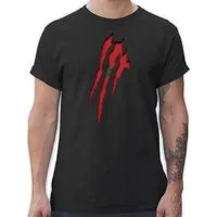 Shirtracer T-Shirt Marokko Krallenspuren 2026 Fussball WM Fanartikel