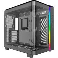 KING 95, Tower-Gehäuse schwarz, Tempered Glass x 2