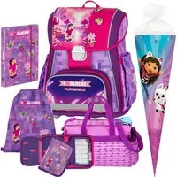 OXYBAG Schulranzen 1.Klasse Mädchen in unterschiedlichen Sets (6-tlg)