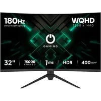 Odys XP32 PRO-X LED-Monitor (80 cm/32 ", 2.560 x 1.440 px, WQHD, 1 ms Reaktionszeit, 180 Hz, LED, 32" Curved WQHD Gaming Monitor, 180 Hz, 1 ms, 121 % sRGB)