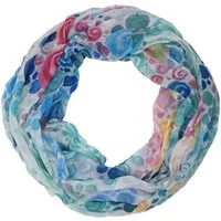 MIRROSI Loop Damen Schal mit Kreis-Muster Weich, Schlauchschal, (zweimal um den Hals wickelbar, ca.45x75cm), Damen Halstuch ideal für Frühling, Sommer oder Herbst
