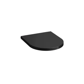 LAUFEN WC- Sitz Kartell ohne Absenkautomatik, abnehmbar, schwarz glänzend, 89133.2, H8913320200001 H8913320200001